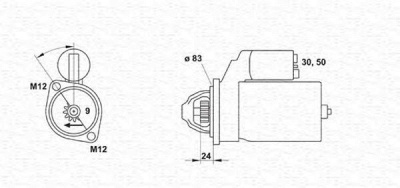 MAGNETI MARELLI 943251501010 -  Стартер